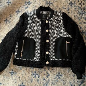 Sherpa bomber jacket